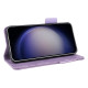 For Samsung Galaxy S24+ 5G Magnetic Clasp Leather Phone Case(Purple)
