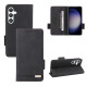 For Samsung Galaxy S24+ 5G Magnetic Clasp Leather Phone Case(Black)