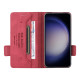 For Samsung Galaxy S24+ 5G Magnetic Clasp Leather Phone Case(Red)