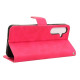 For Samsung Galaxy S24+ 5G Skin Feel Magnetic Flip Leather Phone Case(Rose Red)
