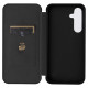 For Samsung Galaxy S24+ 5G Carbon Fiber Texture Flip Leather Phone Case(Black)