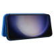 For Samsung Galaxy S24+ 5G Carbon Fiber Texture Flip Leather Phone Case(Blue)