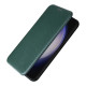 For Samsung Galaxy S24+ 5G Carbon Fiber Texture Flip Leather Phone Case(Green)