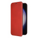 For Samsung Galaxy S24+ 5G Carbon Fiber Texture Flip Leather Phone Case(Brown)