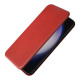 For Samsung Galaxy S24+ 5G Carbon Fiber Texture Flip Leather Phone Case(Brown)