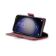 For Samsung Galaxy S24+ CaseMe 023 Butterfly Buckle Litchi Texture RFID Anti-theft Leather Phone Case(Wine Red)