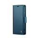 For Samsung Galaxy S24+ CaseMe 023 Butterfly Buckle Litchi Texture RFID Anti-theft Leather Phone Case(Blue)