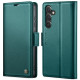 For Samsung Galaxy S24+ CaseMe 023 Butterfly Buckle Litchi Texture RFID Anti-theft Leather Phone Case(Pearly Blue)