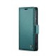 For Samsung Galaxy S24+ CaseMe 023 Butterfly Buckle Litchi Texture RFID Anti-theft Leather Phone Case(Pearly Blue)