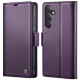 For Samsung Galaxy S24+ CaseMe 023 Butterfly Buckle Litchi Texture RFID Anti-theft Leather Phone Case(Pearly Purple)