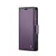 For Samsung Galaxy S24+ CaseMe 023 Butterfly Buckle Litchi Texture RFID Anti-theft Leather Phone Case(Pearly Purple)