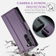 For Samsung Galaxy S24+ CaseMe 023 Butterfly Buckle Litchi Texture RFID Anti-theft Leather Phone Case(Pearly Purple)