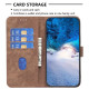 For Samsung Galaxy S24+ 5G Plaid Embossed Leather Phone Case(Brown)