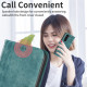 For Samsung Galaxy S24+ 5G Plaid Embossed Leather Phone Case(Green)