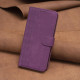 For Samsung Galaxy S24+ 5G Plaid Embossed Leather Phone Case(Purple)