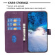 For Samsung Galaxy S24+ 5G Plaid Embossed Leather Phone Case(Purple)