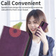 For Samsung Galaxy S24+ 5G Plaid Embossed Leather Phone Case(Purple)
