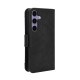 For Samsung Galaxy S24+ 5G Skin Feel Calf Texture Card Slots Leather Phone Case(Black)