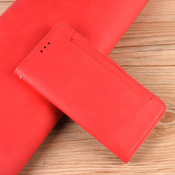 For Samsung Galaxy S24+ 5G Skin Feel Calf Texture Card Slots Leather Phone Case(Red)