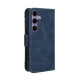 For Samsung Galaxy S24+ 5G Skin Feel Calf Texture Card Slots Leather Phone Case(Blue)