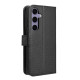 For Samsung Galaxy S24+ 5G Diamond Texture Leather Phone Case(Black)
