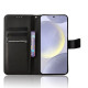 For Samsung Galaxy S24+ 5G Diamond Texture Leather Phone Case(Black)