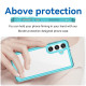 For Samsung Galaxy S24+ 5G Colorful Series Acrylic + TPU Phone Case(Transparent Blue)