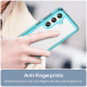 For Samsung Galaxy S24+ 5G Colorful Series Acrylic + TPU Phone Case(Transparent Blue)