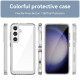 For Samsung Galaxy S24+ 5G Colorful Series Acrylic + TPU Phone Case(Transparent)