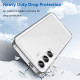 For Samsung Galaxy S24+ 5G Colorful Series Acrylic + TPU Phone Case(Transparent)