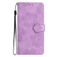 For Samsung Galaxy S24+ 5G Flower Embossing Pattern Leather Phone Case(Purple)