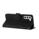 For Samsung Galaxy S24+ 5G Flower Embossing Pattern Leather Phone Case(Black)