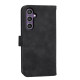 For Samsung Galaxy S24+ 5G Dierfeng Dream Line TPU + PU Leather Phone Case(Black)