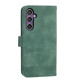 For Samsung Galaxy S24+ 5G Dierfeng Dream Line TPU + PU Leather Phone Case(Green)