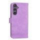 For Samsung Galaxy S24+ 5G Dierfeng Dream Line TPU + PU Leather Phone Case(Purple)