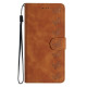 For Samsung Galaxy S24+ 5G Seven Butterflies Embossed Leather Phone Case(Brown)