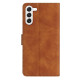 For Samsung Galaxy S24+ 5G Seven Butterflies Embossed Leather Phone Case(Brown)