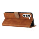 For Samsung Galaxy S24+ 5G Seven Butterflies Embossed Leather Phone Case(Brown)