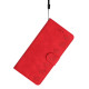 For Samsung Galaxy S24+ 5G Seven Butterflies Embossed Leather Phone Case(Red)