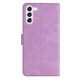 For Samsung Galaxy S24+ 5G Seven Butterflies Embossed Leather Phone Case(Purple)