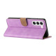 For Samsung Galaxy S24+ 5G Seven Butterflies Embossed Leather Phone Case(Purple)