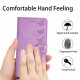 For Samsung Galaxy S24+ 5G Seven Butterflies Embossed Leather Phone Case(Purple)