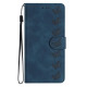 For Samsung Galaxy S24+ 5G Seven Butterflies Embossed Leather Phone Case(Blue)