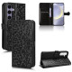 For Samsung Galaxy S24+ 5G Honeycomb Dot Texture Leather Phone Case(Black)