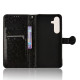 For Samsung Galaxy S24+ 5G Honeycomb Dot Texture Leather Phone Case(Black)