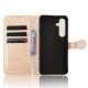 For Samsung Galaxy S24+ 5G Honeycomb Dot Texture Leather Phone Case(Gold)