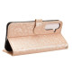 For Samsung Galaxy S24+ 5G Honeycomb Dot Texture Leather Phone Case(Gold)