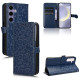 For Samsung Galaxy S24+ 5G Honeycomb Dot Texture Leather Phone Case(Blue)