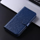 For Samsung Galaxy S24+ 5G Honeycomb Dot Texture Leather Phone Case(Blue)
