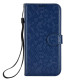 For Samsung Galaxy S24+ 5G Honeycomb Dot Texture Leather Phone Case(Blue)